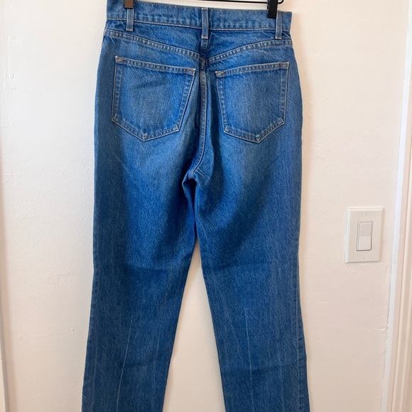 Reformation Cynthia Button Fly High-Rise Straight Jeans - Picture 5 of 8